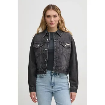 Pánská větrovka Bunda Calvin Klein Jeans LV047B741G šedá 90X, vel. M