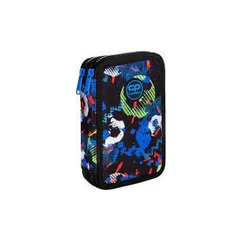 Penál CP penál Jumper 2 Football blue vybavený
