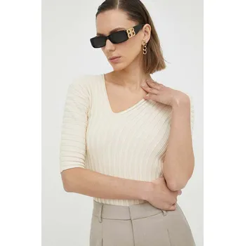 Tričko By Malene Birger Q71539005 béžová 80X, vel. L