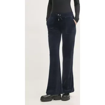 Dámské kalhoty Velurové teplákové kalhoty Juicy Couture LAYLA POCKET LR JCSEBJ001.131 námořnická modř 59X, vel. M