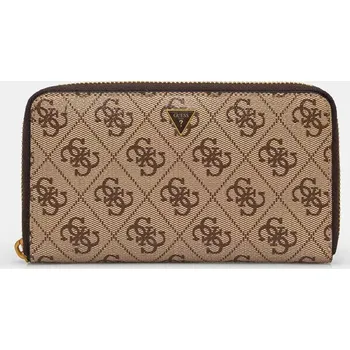 Peněženka Kožená peněženka Guess LYON SMLYLL.LEA28 hnědá 88X, vel. ONE SIZE