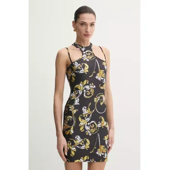 Dámské šaty Šaty Versace Jeans Couture černá barva, mini, 78HAO914 JS470 78HAO914.JS470 99A, vel. 34