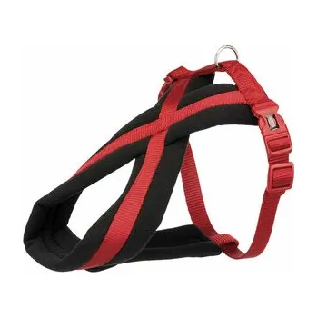 Postroj pro psa Nylonový postroj PREMIUM podšitý velikost M – červená