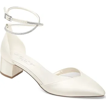 Dámské lodičky StudioAgnesSvatební obuv INEZ saténové lodičky smetanové Barva: IVORY smetanová, Velikost: 42, Materiál: Satén