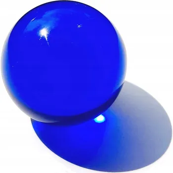 Obraz MODRÁ SKLENĚNÁ DEKORATIVNÍ KOULE 4 CM, FENG SHUI