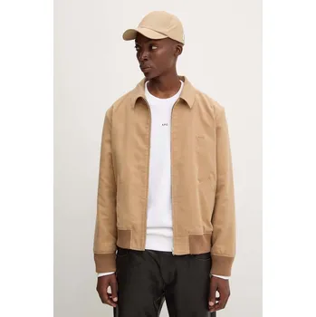 Pánská větrovka Bavlněná bunda A.P.C. blouson gilles COHAK.H02706 béžová 02X, vel. M