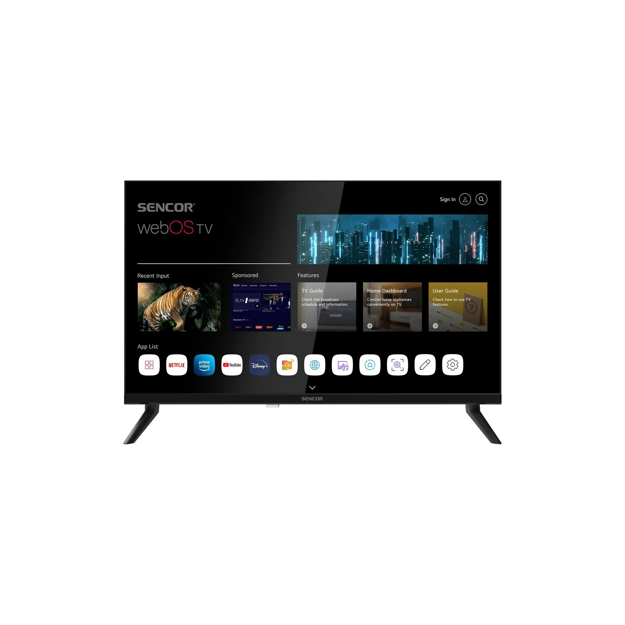 Fotografie 1 - Televizor Sencor 24" LED (SLE 24S803B)