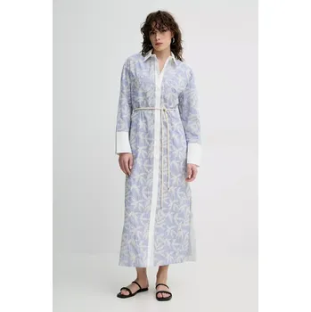 Dámské šaty Bavlněné šaty MUNTHE FILIRA 251134625136 modrá 05X, vel. 42