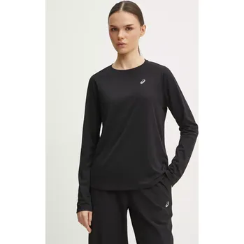 Pánské tričko Běžecké triko s dlouhým rukávem Asics Core černá barva, 2012D181 99X, vel. M