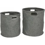 Sada 2 kusů plstěných krabiček Intesi ks