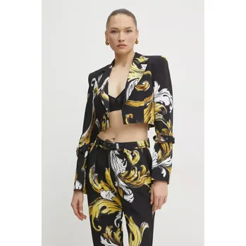 Dámské sako Sako Versace Jeans Couture černá barva, 78HAQ704 NS636 78HAQ704.NS636 99A, vel. 36