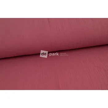 Gázovina - mušelín - tmavá starorůžová - 374