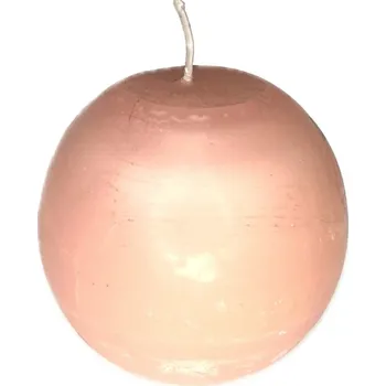 Svíčka Maják Svíčka 75mm koule růžová