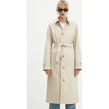 Dámský kabát Bavlněný kabát Moschino Jeans 0623.8219 béžová 80X, vel. 34