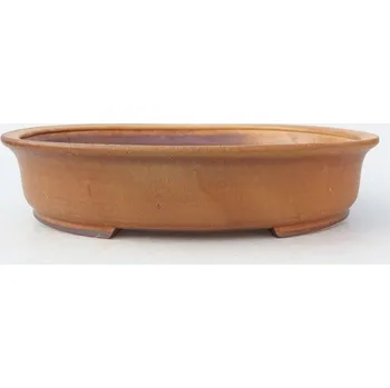 Květináč Keramická bonsai miska 26 x 23,5 x 5,5 cm růžová