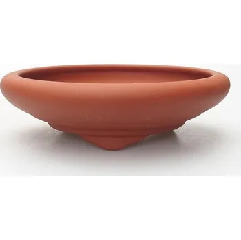 Květináč Bonsai miska 15,5 x 15,5 x 4,5 cm cihlova