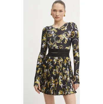 Pánské tričko Tričko s dlouhým rukávem Versace Jeans Couture 78HAH218.JS470 černá 99A, vel. 36