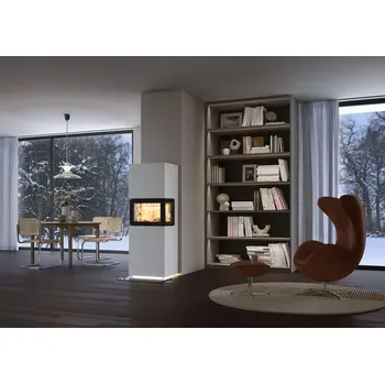 Krbová kamna Nordpeis CANNES Bílá