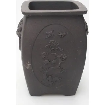 Květináč Bonsai miska 9 x 9 x 12 cm černá