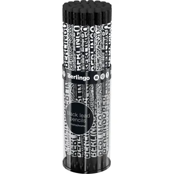 Grafitová tužka BERLINGO Monochrome tužka černá /36/