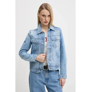 Dámská casual bunda Džínová bunda Diesel DE-BONNY JACKET modrá barva, přechodná, A09970.09I29 55J, vel. S