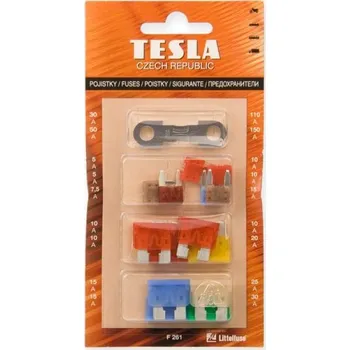 Autopojistky Pojistka blistr MIX 18 ks TESLA