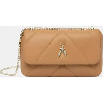 Kabelka Kožená kabelka Patrizia Pepe béžová barva CB0084.L006 80A, vel. ONE SIZE