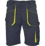 Krátké pracovní kalhoty EMERTON STRETCH černá-žlutá vel. 50