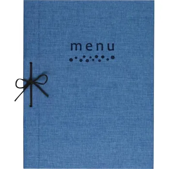 Menu desky MARISA, A4, modrá barva