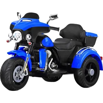 Dětské elektrovozidlo Mamido Dětská elektrická motorka Chopper Shine modrá