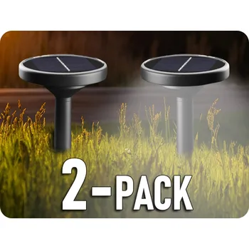 Venkovní osvětlení LED SOLÁRNÍ SVÍTIDLO PLATO ZAPICHOVACÍ 1W, 60LM, IP65, CCT/2-PACK! [SLI053001CCT]