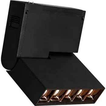 Svítilna LED magnetické kolejnicové svítilna, 5x2W (700lm), 24V, černá Teplá bílá