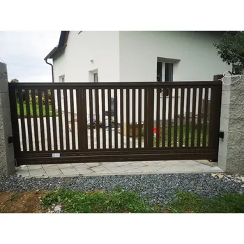 Plot FL BRÁNY Rámové plotové pole 300 x 160 cm, bez lakování rámu, výplň Havana lakovaná