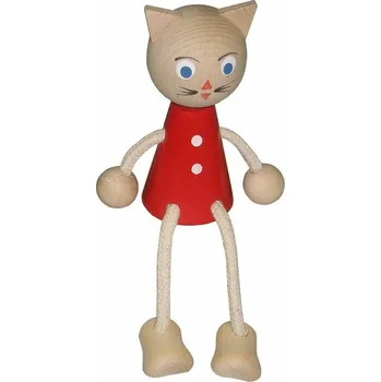 Figurka Figurka Kočka sedící - barevná