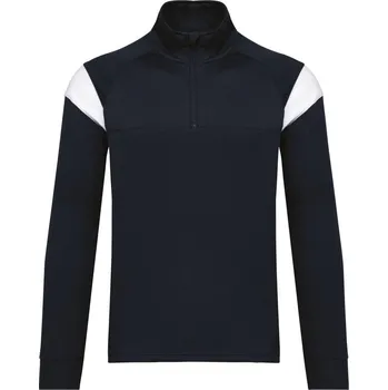 Chlapecká mikina PROACT PA 388 dětská tréninková mikina s 1/4 zipem Barva: námořní modrá, Velikost: 4/6 let