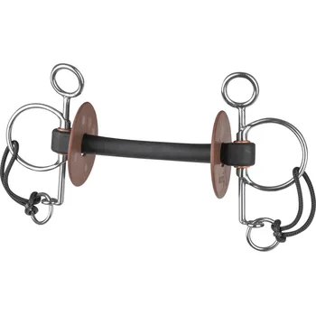 Udidlo pro koně BERIS Udidlo Pelham nelomené Pure BERIS, krátké, extra měkké, 18 mm 14,5 cm