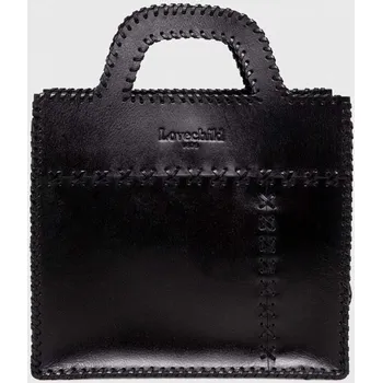 Kabelka Kožená kabelka Lovechild 5794197 černá 99X, vel. ONE SIZE