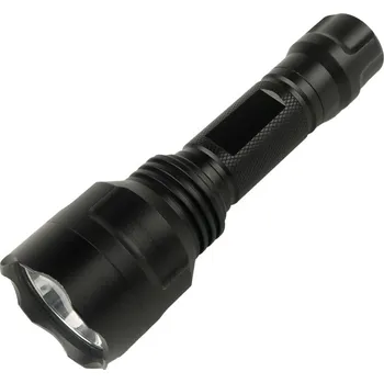 Svítilna Taktická LED baterka 5W, 120lm, 1200mAh, nabíječka v balení, 5 módů [LA0201]