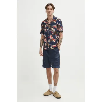 Pánská košile Košile The Kooples HCCC28058K námořnická modř 59X, vel. M