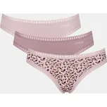 Sloggi sada klasických kalhotek Go Crush - SLOV001/starorůžová / S SLO2B010