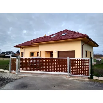 Plot FL BRÁNY Posuvná brána STANDARD, šířka 600 cm, výška 160 cm, lakovaný rám, výplň Alsquare lakovaná