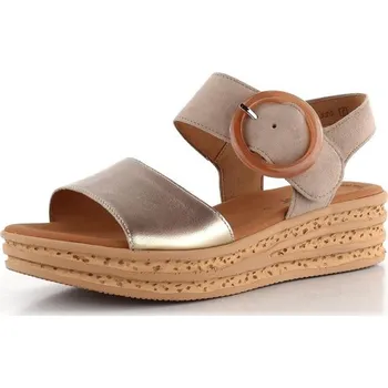 Dámské sandále Gabor sandály na platformě béžové/metalické 64.550.62 - 37.5 | P692303