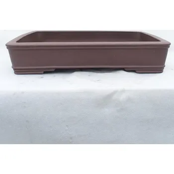 Květináč Bonsai miska 49 x 39 x 9,5 cm hnědá