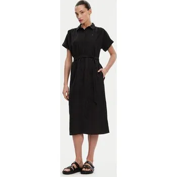 Dámské šaty Tommy Hilfiger Košilové šaty Ess WW0WW44653 Černá Regular Fit 32