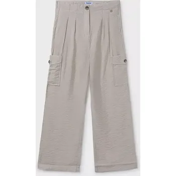 Chlapecké kalhoty Dětské kalhoty Mayoral cargo béžová barva, hladké, 6536 6536.8C.Junior.PPYA 12X, vel. 152