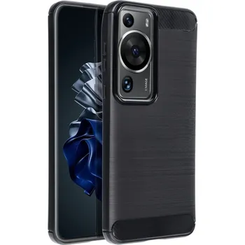 Náhradní kryt pro mobilní telefon Kryt Carbon Case Huawei P60 / P60 Pro černý