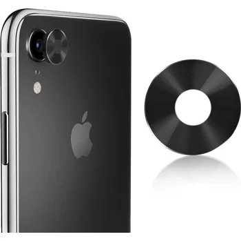 Náhradní kryt pro mobilní telefon Camera Lens (černý) - Ochranné sklo na zadní kameru pro Apple iPhone XR