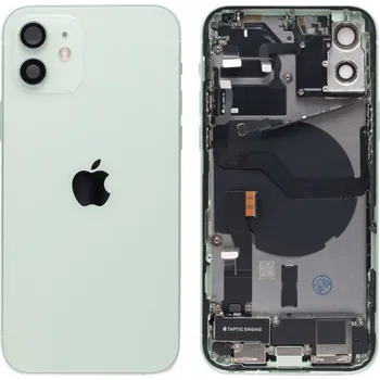 Náhradní kryt pro mobilní telefon Apple iPhone 12 Mini - Zadní housing s předinstalovanými díly (Green)