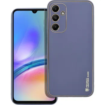 Náhradní kryt pro mobilní telefon Kryt LEATHER Pouzdro Samsung Galaxy A25 5G modré