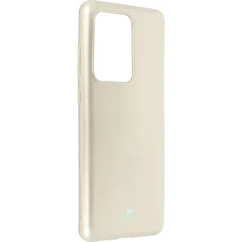 Náhradní kryt pro mobilní telefon Kryt Jelly Case Mercury Samsung Galaxy S20 Ultra zlatý